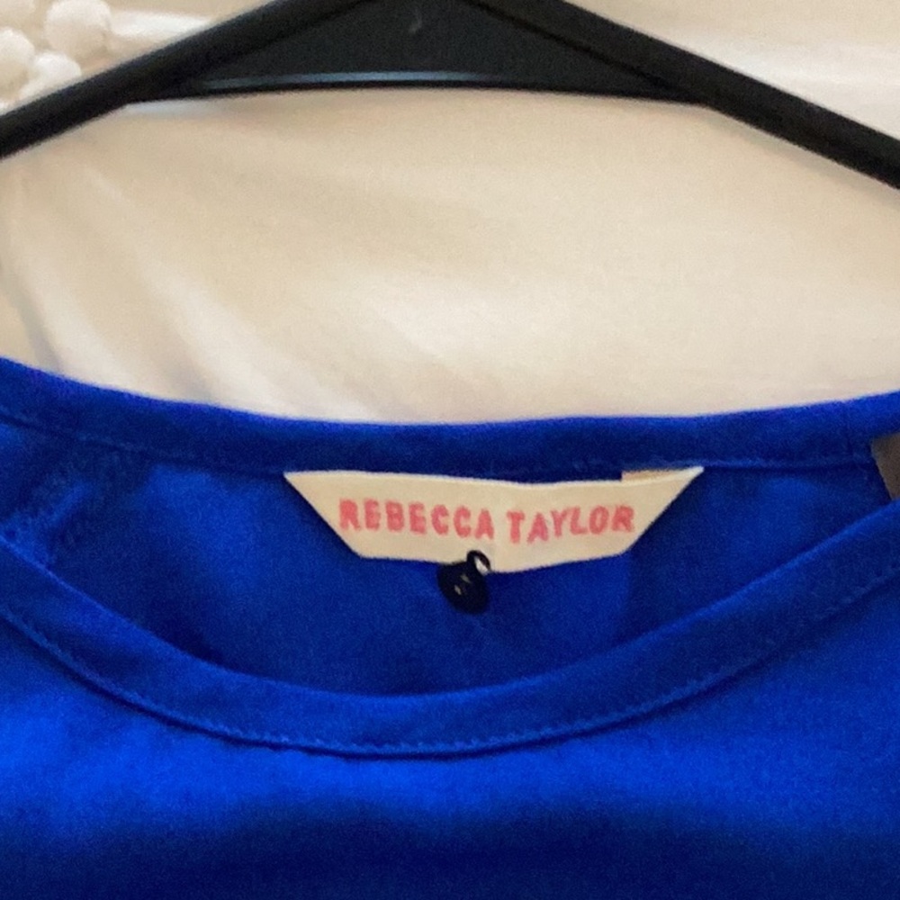 Rebecca Taylor beautiful blue blouse